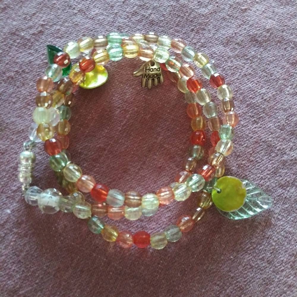 Handmade wrap bracelet
